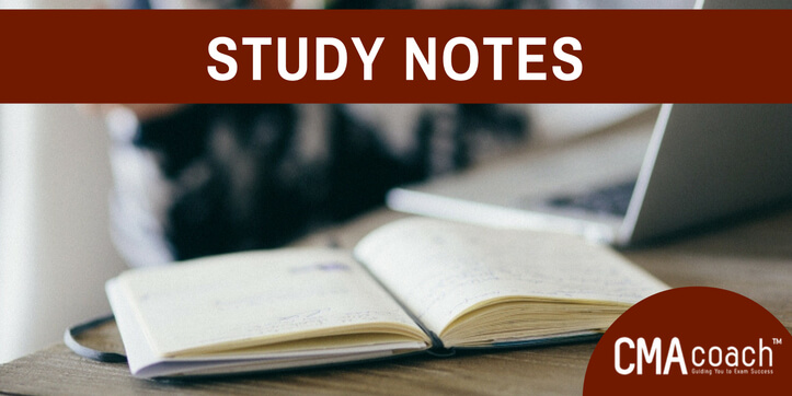 CMA Exam Study Notes