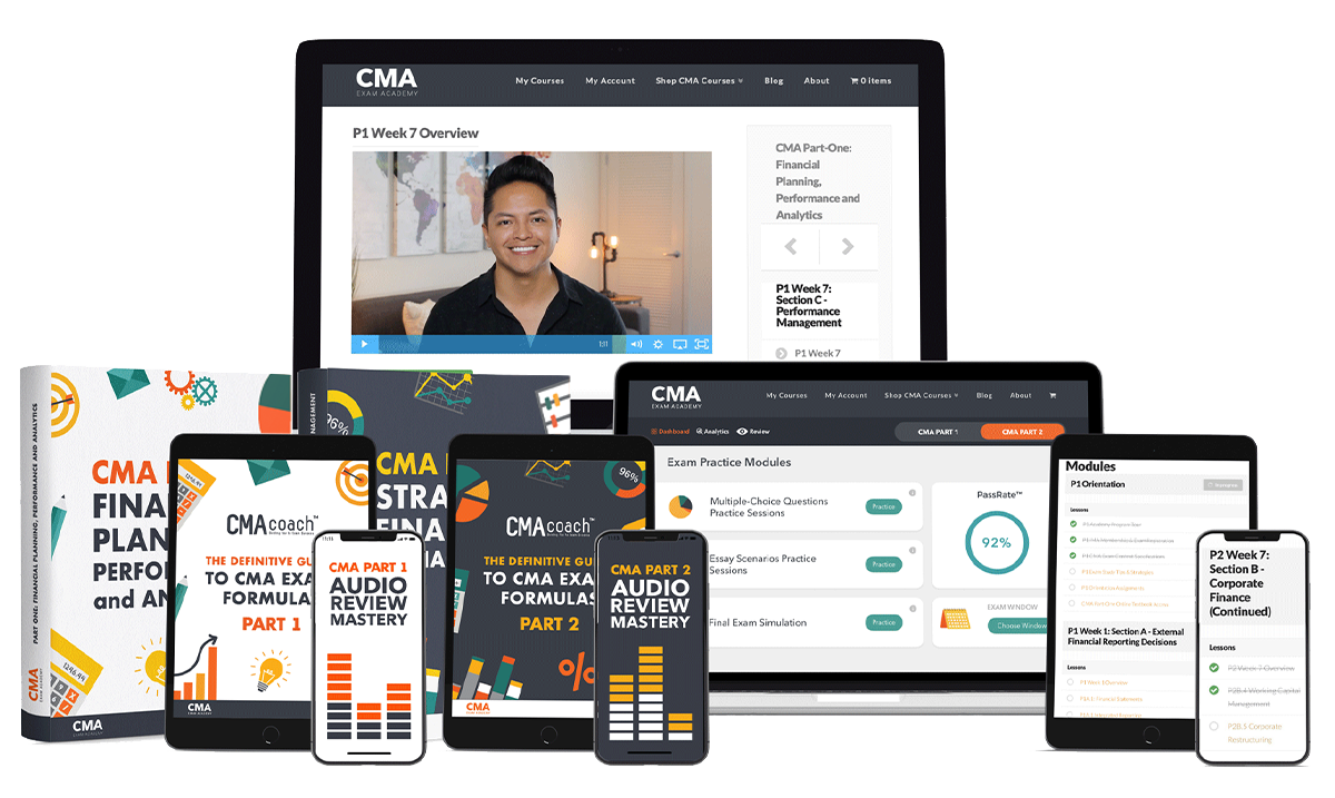 CMA exam academy logo